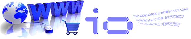 Bola del mundo conectada a un ratón, WWW y logotipo de IO